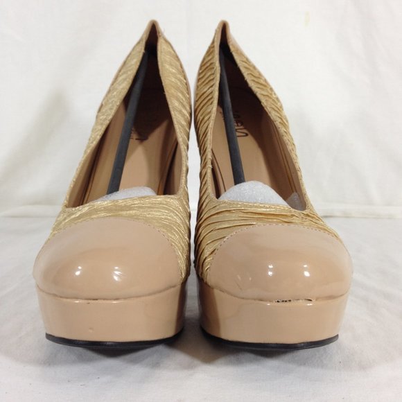 Soul Of Shoes-Final Price- Pump Stiletto Platform Beige Sz 10 - Picture 5 of 11